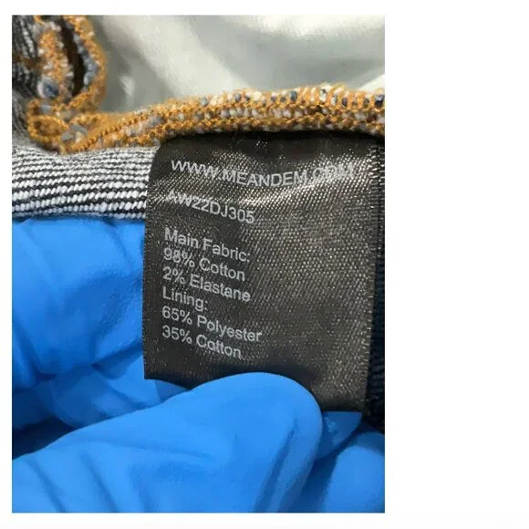 me+em dark wash mid-rise crop boot cut jeans - Picture 4 of 4